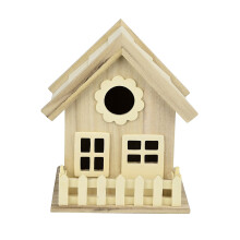 Wooden Bird House Unfinished DIY Kit 1 Piece