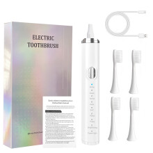 Adult Rechargeable Toothbrush with 4 Brush Heads