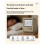 2X New Maclock Retro Clock Creativity Alarm Clock Student Specific Wake  Artifact Desktop Decor Computer Keyboard 1