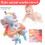 HeeHom baby security blanket soft elephant plush 12x12 inch 1