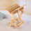 Folding Wooden Step Stool Waterproof for Adults and Kids 4