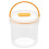 RFUGUG Round Bento Box Set Clear Leakproof 3 Sizes 2