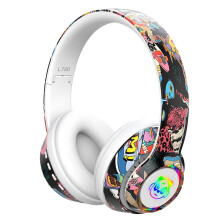 Kyursd gaming headset wireless Bluetooth LED iOS Android
