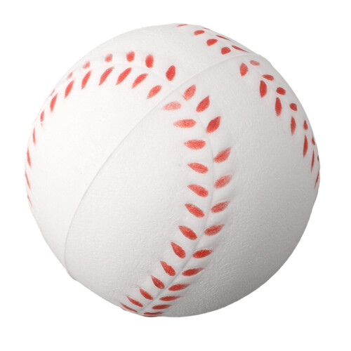 Soft Sponge Baseball Training Ball for Kids White 6 cm 2