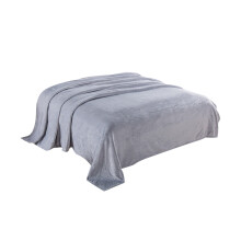 JeashCHAT fleece blanket 50" x 80" silver