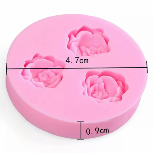 3D Rose Fondant Cake Silicone Mould 1 Piece 2