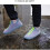 Waterproof Reusable Rain Shoe Covers with Zipper 1 Pair 2