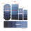 WINDLAND denim patches self-adhesive 5 pack 3