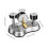 Troglfold W501 Mini Finger Drum Set with LED Lights 3