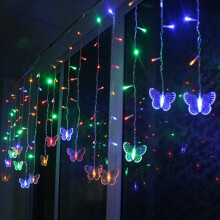 LED String Light Curtain for Christmas Decorations, Indoor