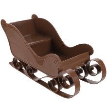 Christmas sleigh decoration wooden 1 piece