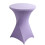 Purple polyester stretch round tablecloth 60110cm 1