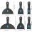 Plastic Spatula Scraper Set for Wallpaper and Drywall 3