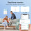 Smart Home WiFi Temperature and Humidity Sensor with 8