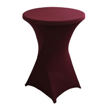 Round Table Cover Polyester 60110cm Red 300G