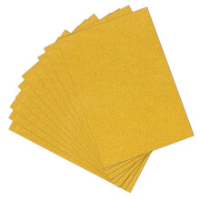 Papel dourado com glitter para cartões DIY (20 folhas)