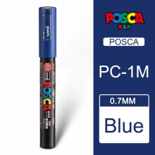 POSCA Marker, wasserbasiert, 0,7 mm, blau, 1 Stück