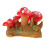 Mini mushroom terrarium natural appearance aquarium decor 3