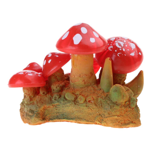 Mini mushroom terrarium natural appearance aquarium decor 2