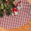 Christmas Tree Skirt Red Houndstooth 48 Inch 3