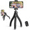 Phone Tripod Black Portable Flexible with Remote and Clip 1