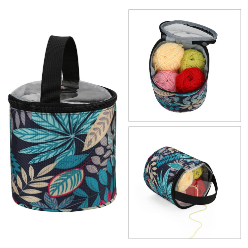 Yarn Holder Knit Storage Bag for Wool Balls 1