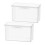 Clear Plastic Trading Card Storage Box with Snap Closure 2