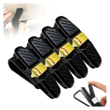 Tarjetero multifuncional para gafas de coche (4 unidades)