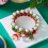 Christmas Bracelet Set Beaded Stretch 3pcs 1