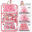 Pink Mini Christmas Tree with 60 LED Lights 8 Modes 5