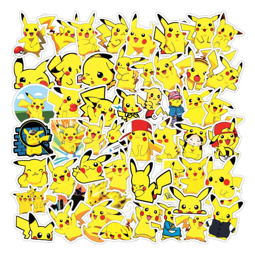 Pokemon vinyl stickers waterproof 50 pcs 1