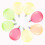 Colorful balloon whistle with blower set 12 pcs 8