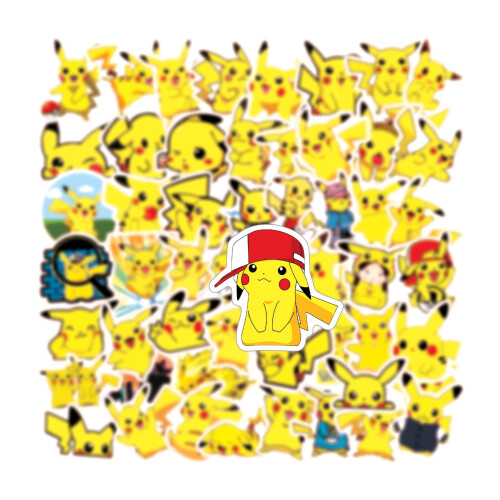 Pokemon vinyl stickers waterproof 50 pcs 2
