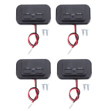 4X USB+PD Car Charger Socket 12V/24V USB Charging Splitter Outlet Power-Adapter for Motorcycle -Truck