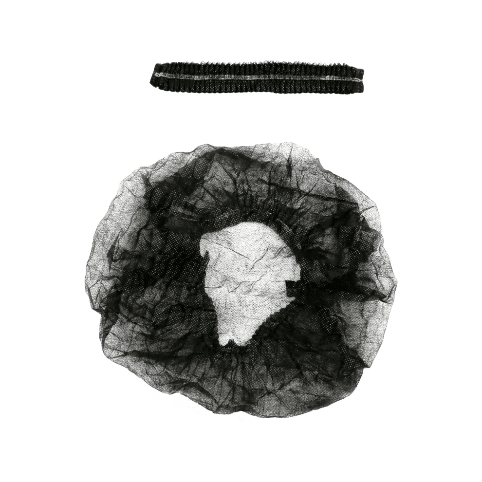 Janrevotw disposable hair net bundle 100 pcs 24 inch