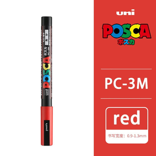 Posca PC-3M waterproof marker red 1 pack