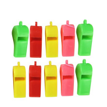 Party Whistle Plastic with Lanyard 10 pcs