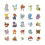 Pokemon vinyl stickers waterproof 100 pcs 3
