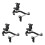 3X  Light Lamp Level Sensor,Height Level Sensor Front Link for  Forester Impreza Legacy 2006-2012 84021-AG000 1