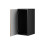 Cama full storage cabinet ROCO RO3 75/37/39 white/black/white 2