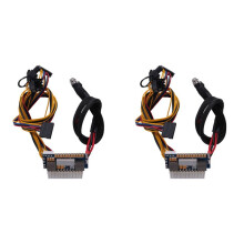 2X 450W 24 Pin 12V Eingangs Spitze 450W Ausgang Realan ITX Netzteil ATX PC Schalter - ATX Netzteil für Computer