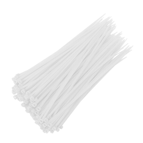 Ionze plastic wire ties UV resistant black white 6 inch