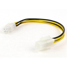 10PCS 20cm 4Pin Power ATX 4 Pin Male to Female PC CPU Power Supply Extension Cable 4Pin Connector Adapter