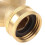 Brass manifold Y-type water splitter 3/4 inch 7