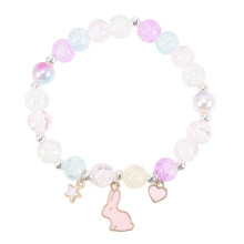 Bunny Bracelet for Girls Crystal Beads 1 Piece
