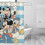 Mickey Mouse shower curtain waterproof polyester one size 7