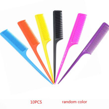 Set de perii de salon cu piepteni de păr Pure Color, 10 buc.