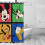 Mickey Mouse shower curtain waterproof polyester one size 2