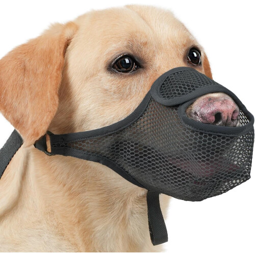 Dog Muzzle Mesh Front-Opening for Small to Large Dogs