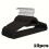Non-Slip Felt Hangers with Swivel Hooks 10-Pack 2